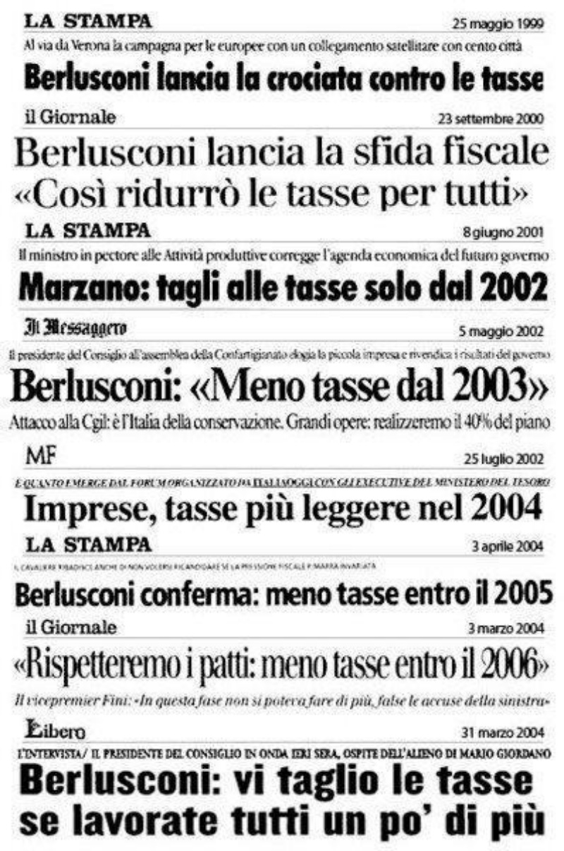 Promesse Di Berlusconi