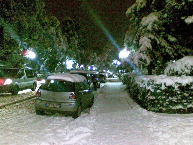 Nevicata 2010 Al Poggio Imperiale