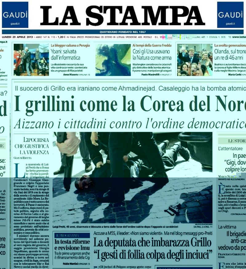 It La Stampa Grillini E Violenza