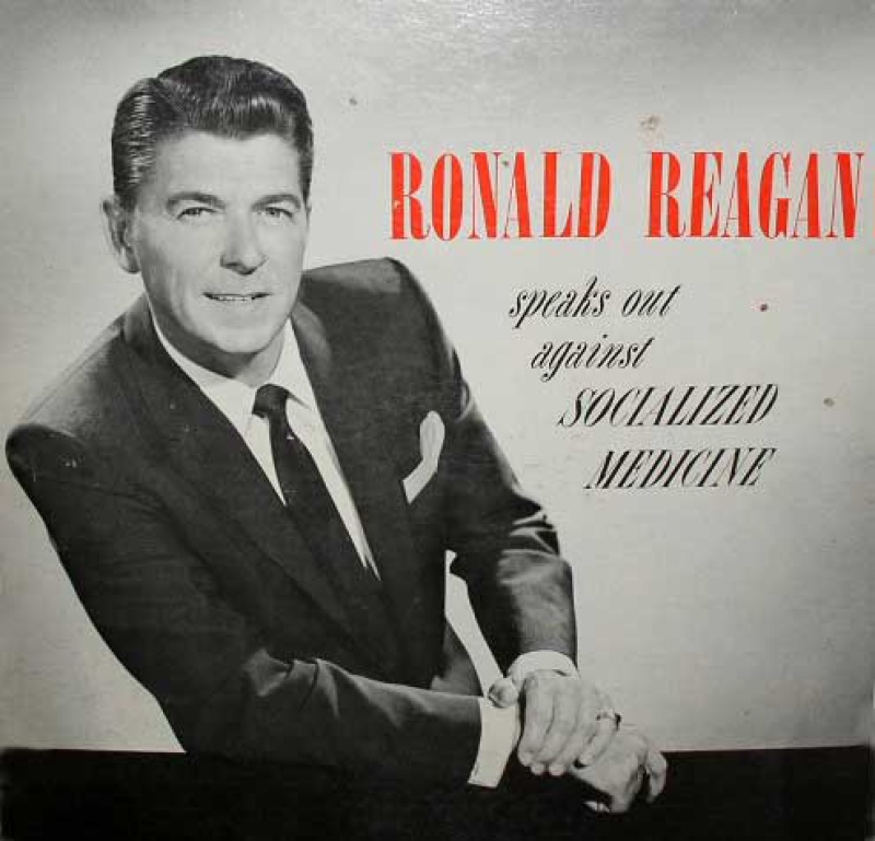 Reagan Vinyl Talking Against Socialized Medicine