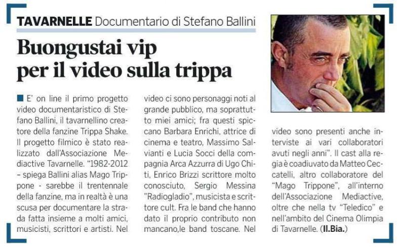 Articolo Trenttennale Trippa Shake
