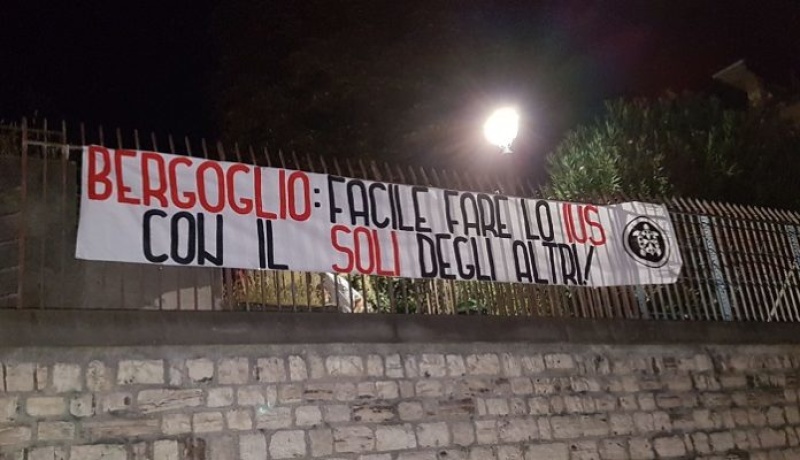 Casapound No Ius Soli E Papa Bergoglio