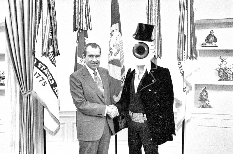 Residents Meet Nixon