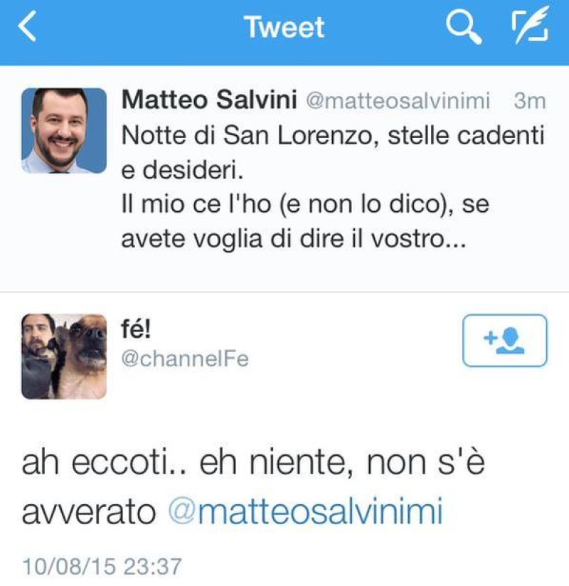Salvini E Il Twittatore